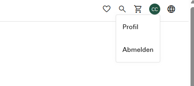 Profil im BLS Webshop wählen